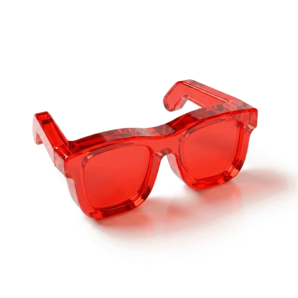 Rote Glasbrille: Sichtbarkeit in generativen KI-Antworten